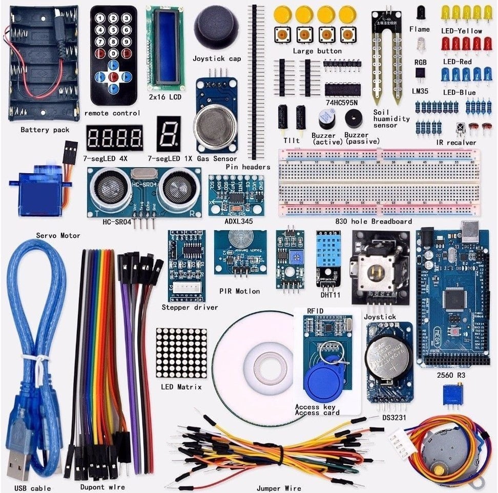 Kit Iniciação Mega2560 Arduino