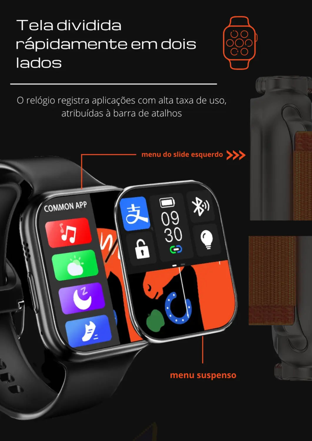 Smartwatch com Função de Chamadas compre 1 e Leve 2