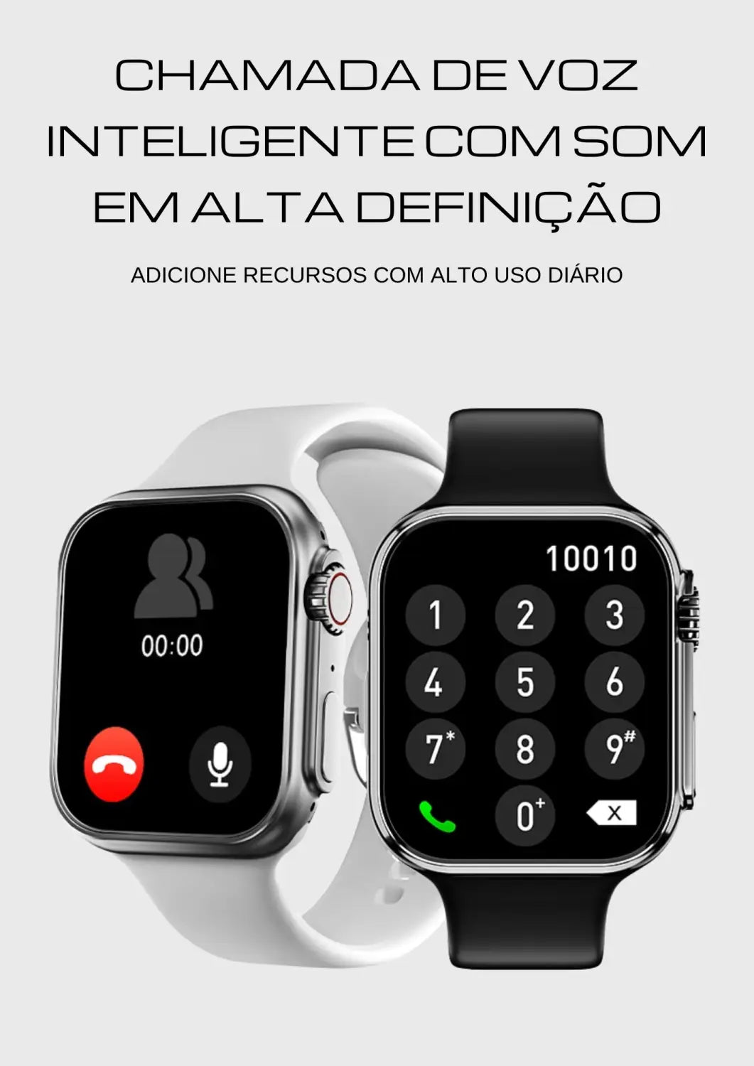 Smartwatch com Função de Chamadas compre 1 e Leve 2