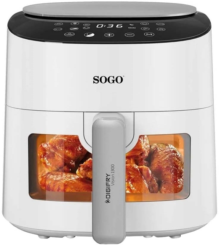 Fritadeira Air Fryer 4L 1300W (Branco) - SOGO