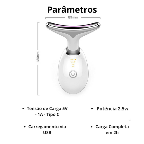 Massajador Facial de Fototerapia