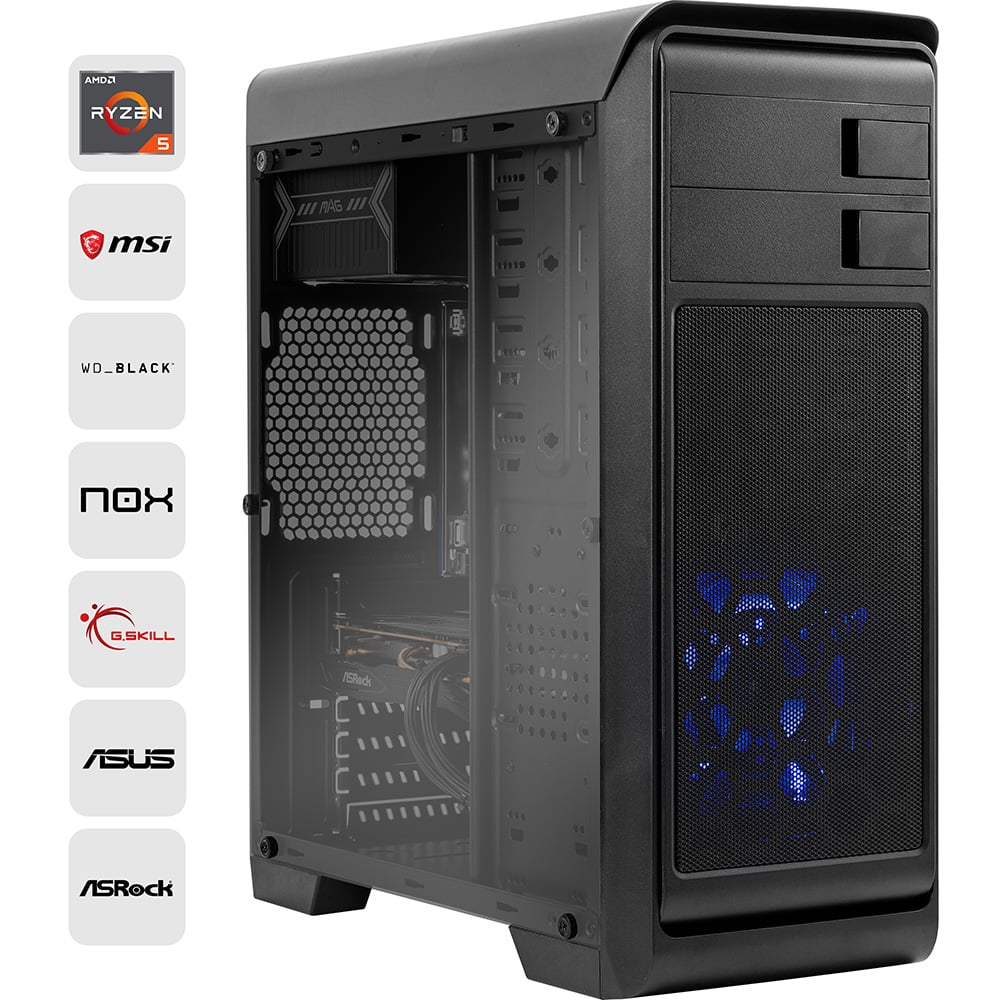 Computador Gaming Comet Ryzen 5 4500 / RX 6600 8GB / 16GB RAM / M2 500GB