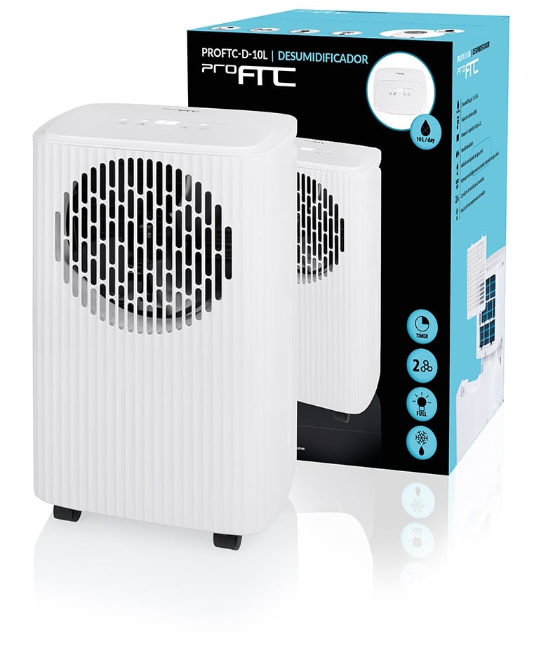 Desumidificador 10L/Dia 205W (Branco) - ProFTC