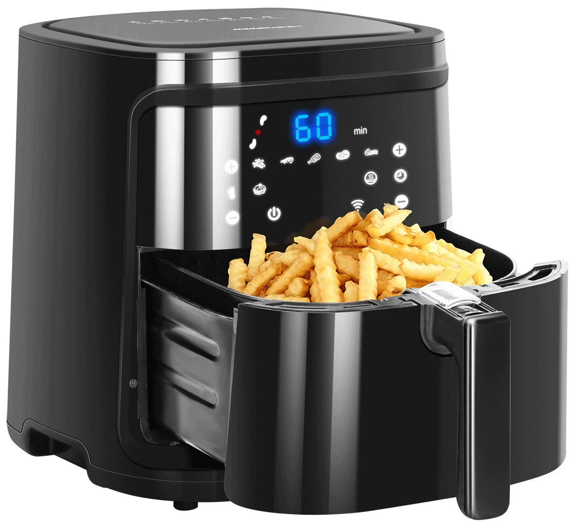 Fritadeira AirFryer Smart Wi-Fi 7L 1900W (Preto)