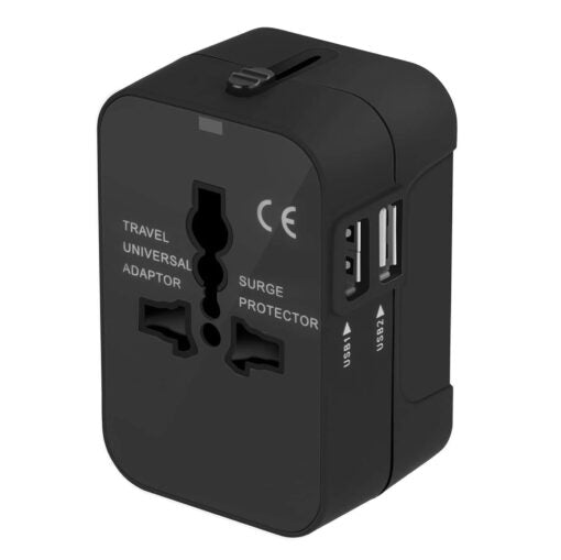 Adaptador Tomada de Viagem Universal c/ 2 USB