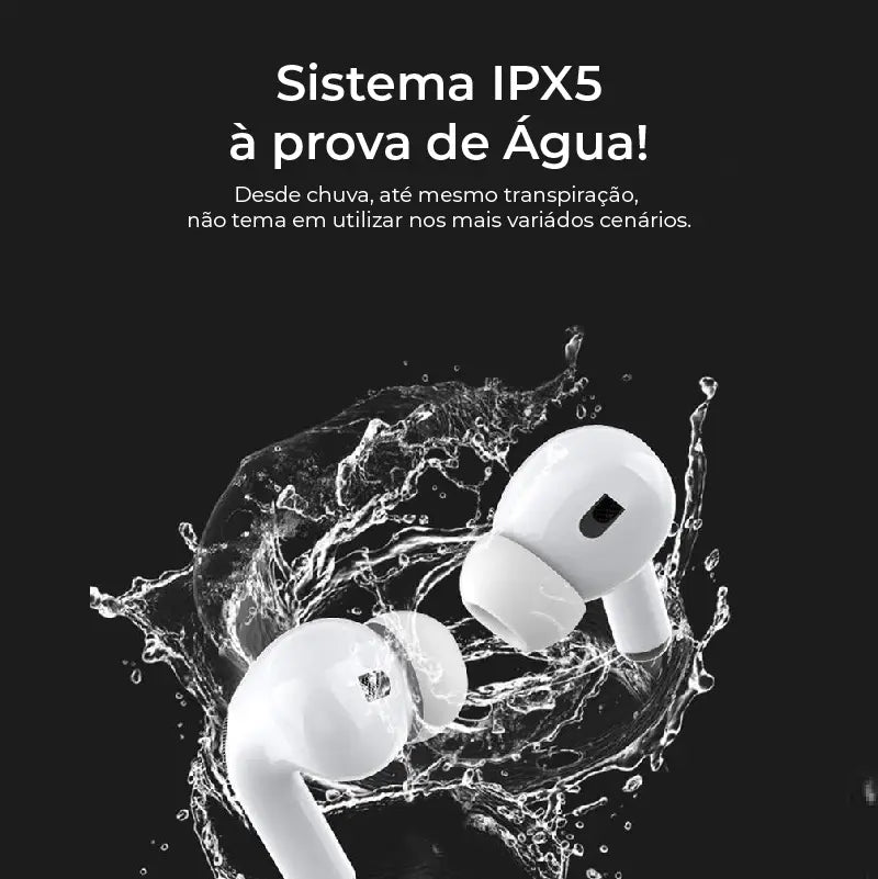 Os Auriculares Pro sem Fios, vão permitir que ouça a sua música favorita, com excelente qualidade de som em qualquer lugar.