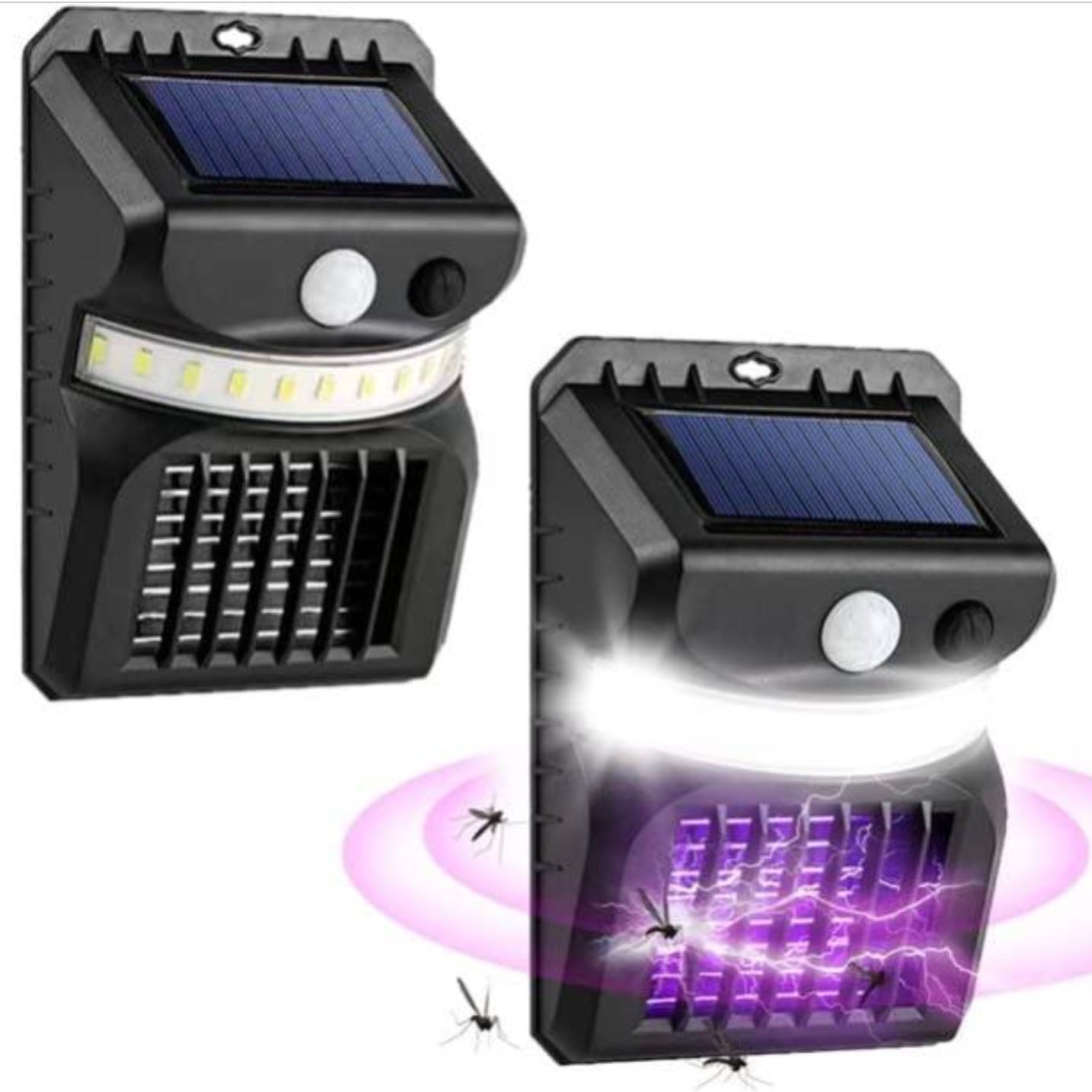 Lâmpada LED Solar Anti Mosquitos 3 em 1