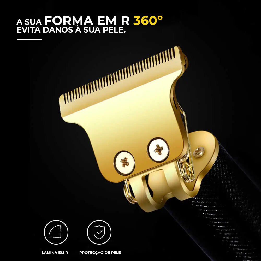 Eis uma prática máquina de cortar cabelo de alta qualidade, com uma capacidade de corte de nível profissional.