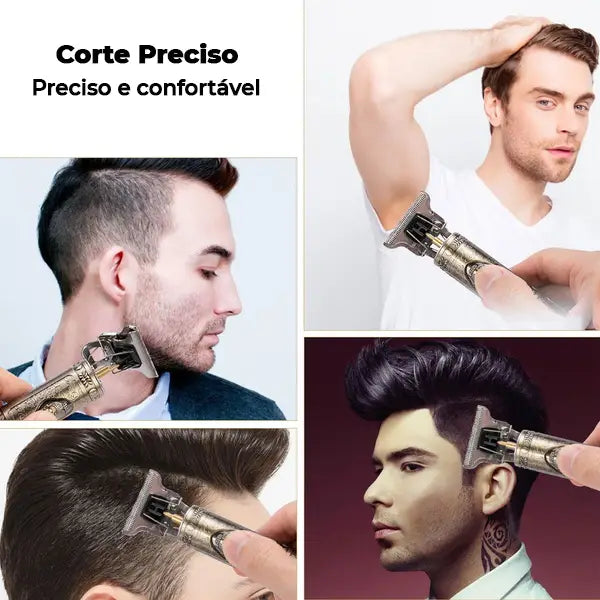 Eis uma prática máquina de cortar cabelo de alta qualidade, com uma capacidade de corte de nível profissional.