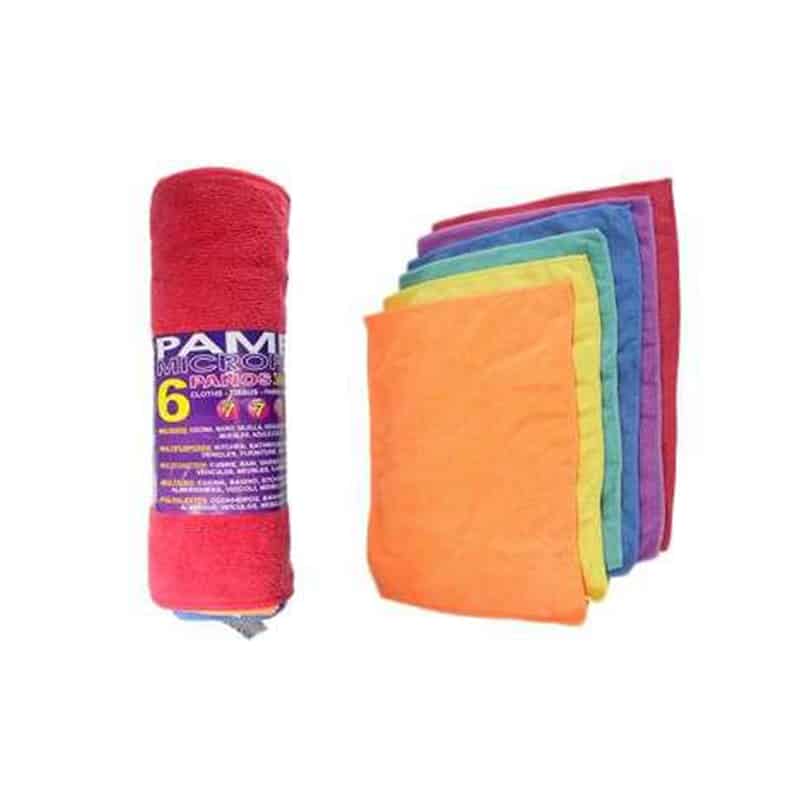 Pack 6 Panos Microfibra 30 x 40 cm