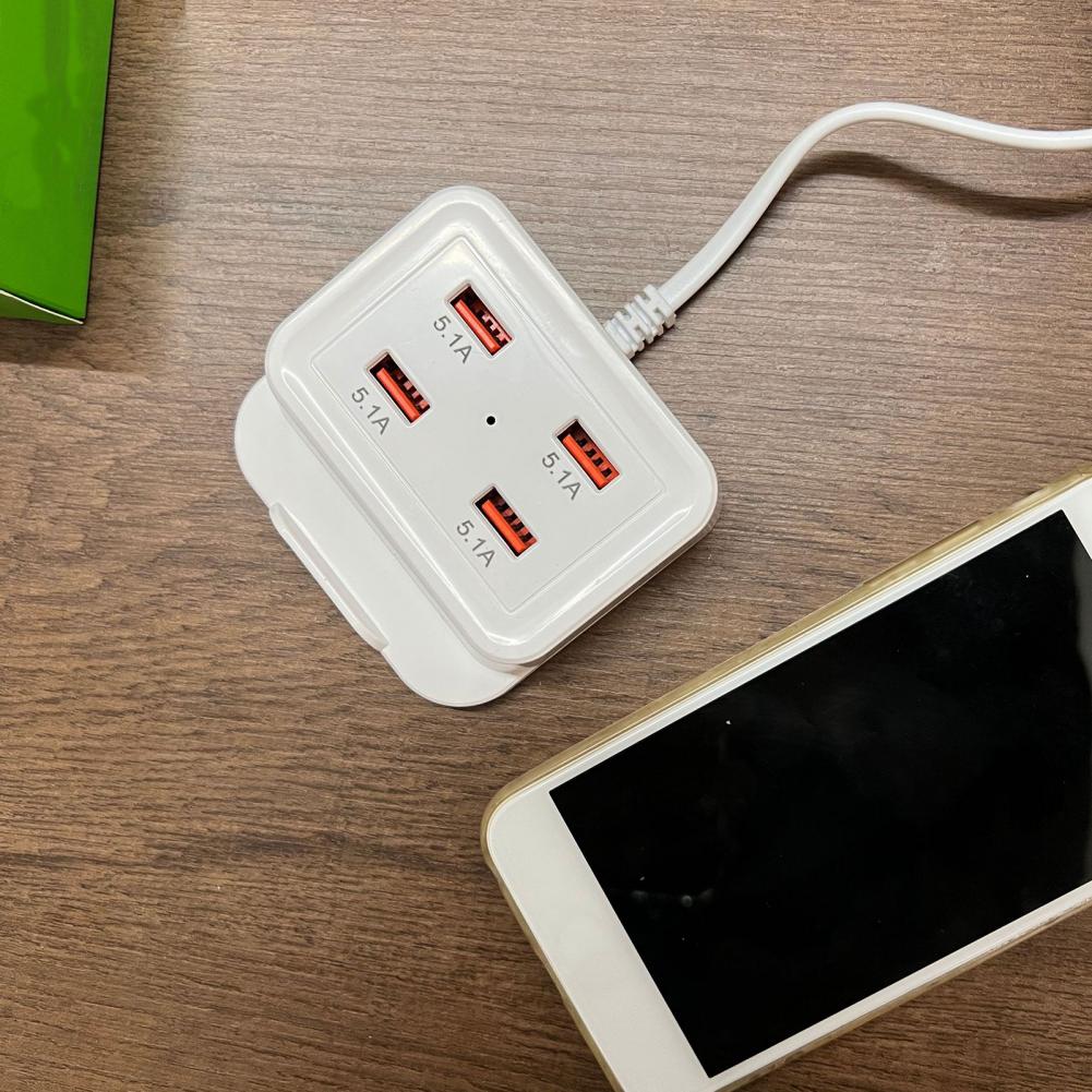 PowerHub Quad - Carregador de 4 USB de Alta Potência