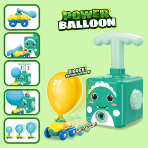 Conjunto De Brinquedos Para Presente De Natal Para O Dia De Ao De Graas Papai Noel Carro De Balo Aerodinmico Quebracabea Infantil Prescolar Carro De Balo E Balo Apito Voador Power Balloon Car Lanador Manual De Brinquedo De Balo Presente